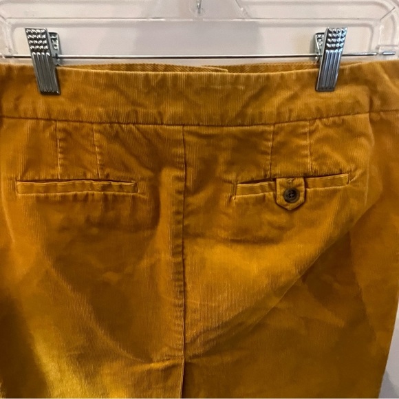 J. CREW LADIES  GOLDEN BRANDY COLOR NEW CORDUROY A-LINE SKIRT  BEAUTIFUL - Picture 6 of 9